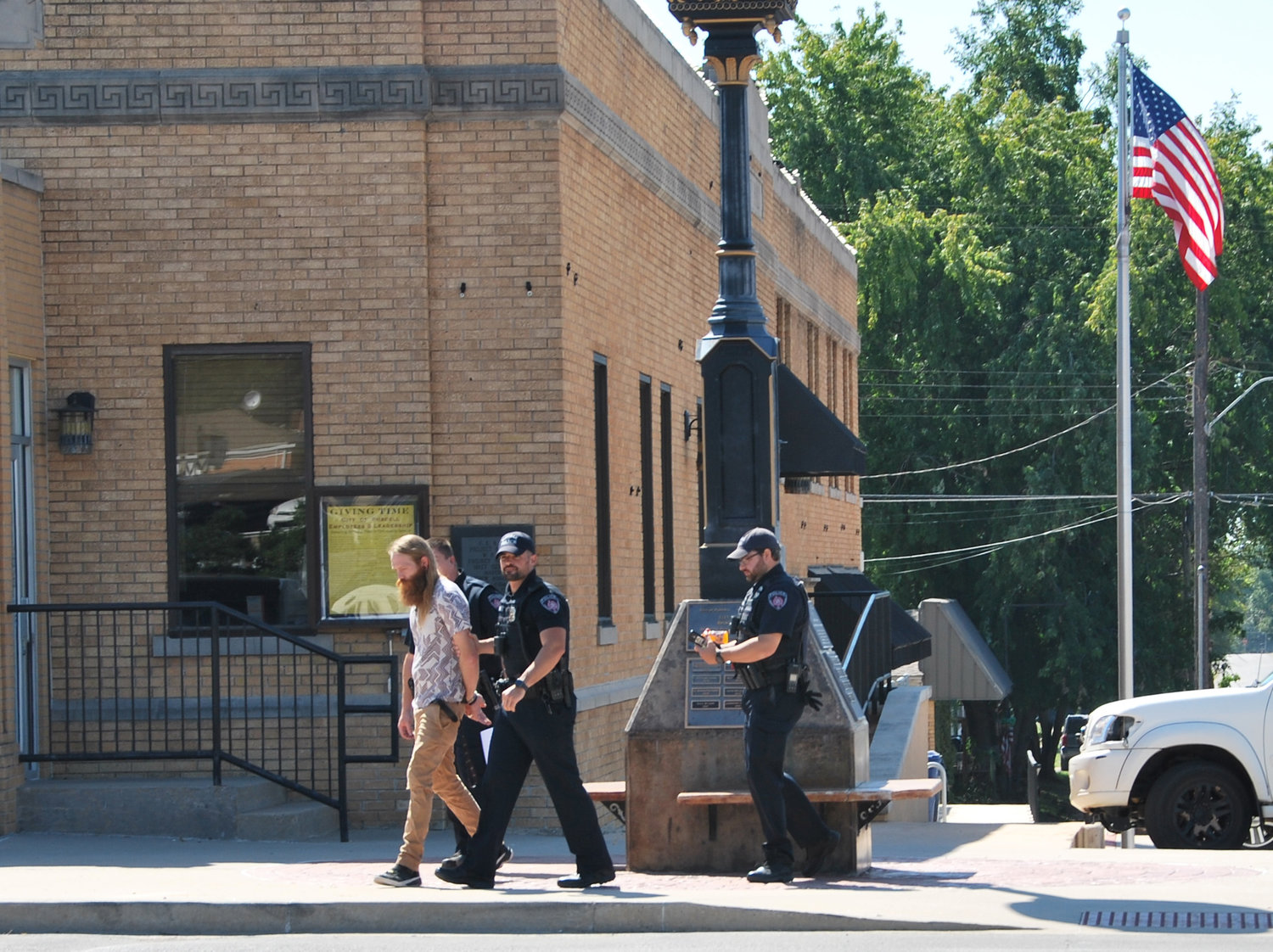 Assault and battery at Purcell City Hall Purcell Register